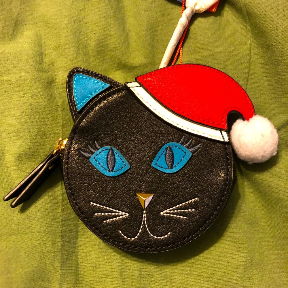 Santa Kitty Coin Purse